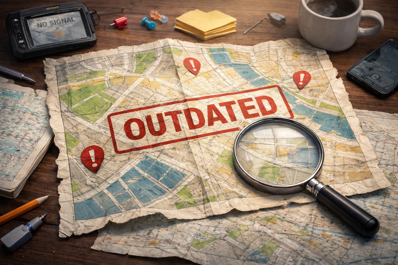 Outdated Maps